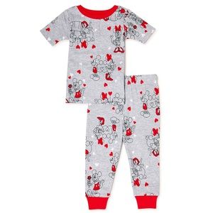 Mickey and Minnie Mouse - Unisex Pajama Set